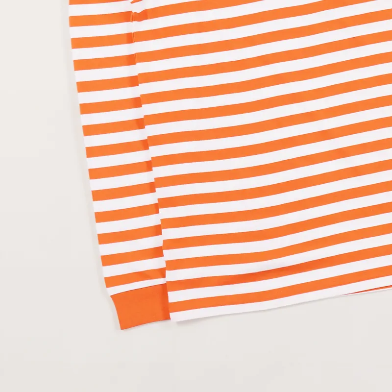 Carhartt WIP Long Sleeve Scotty Pocket T Shirt Clockwork White-2