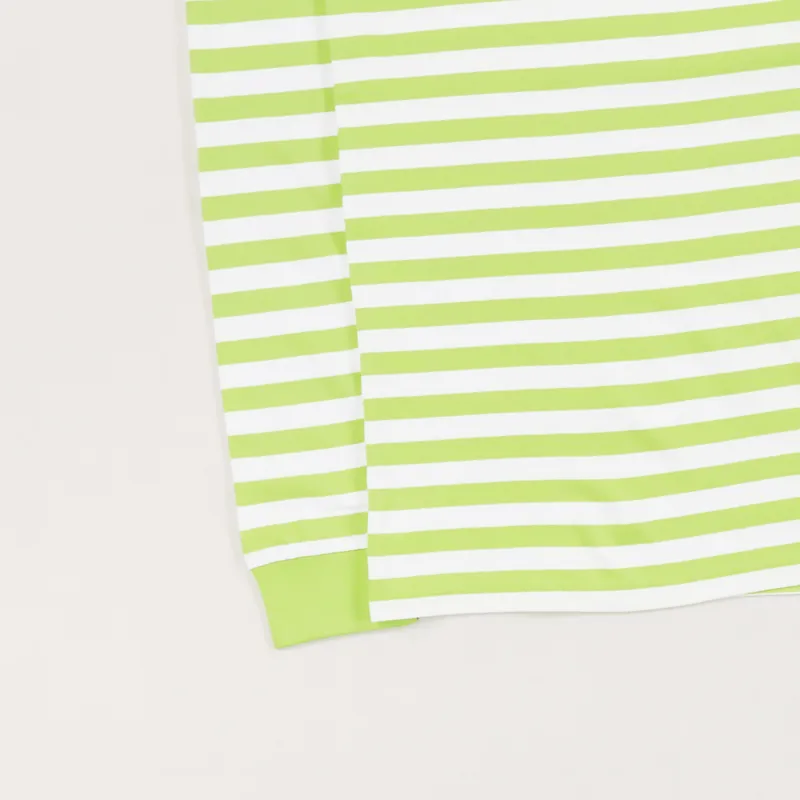Carhartt WIP Long Sleeve Scotty Pocket T Shirt Lime White-2
