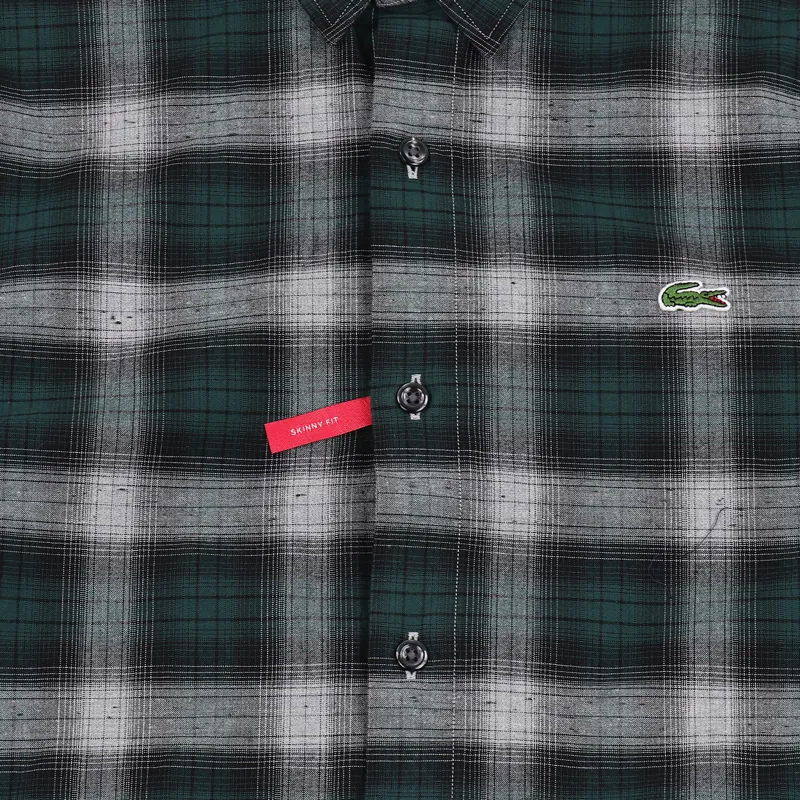 Lacoste LIVE Long Sleeve Shirt Buis Noir-2