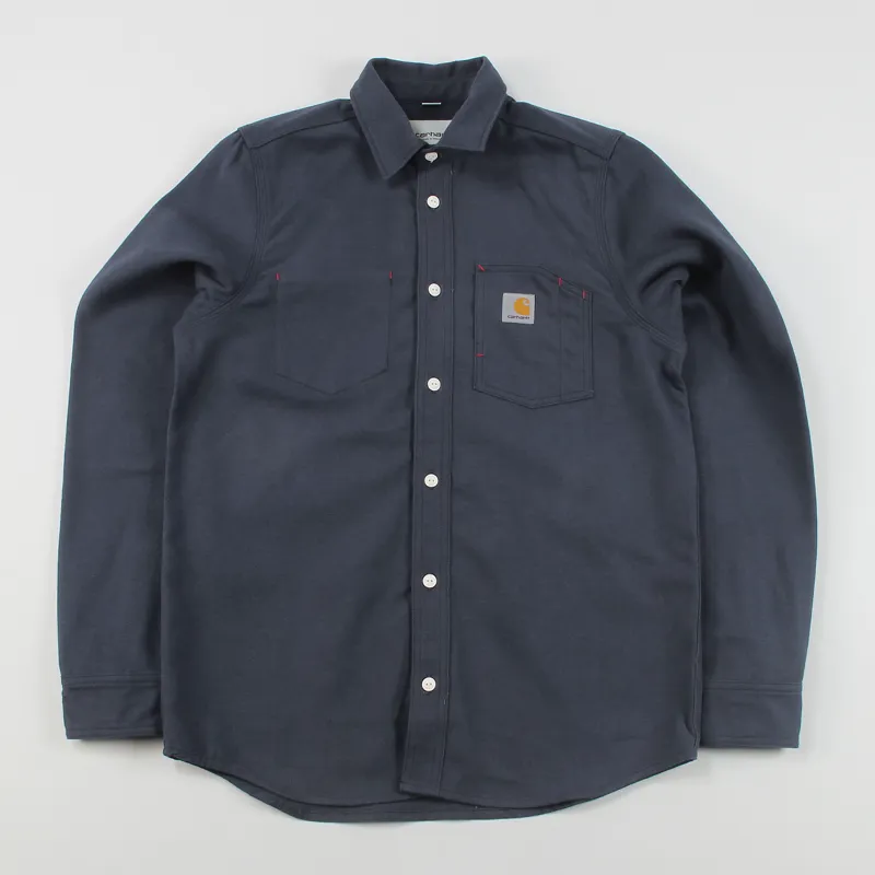 Carhartt Long Sleeve Tony Shirt Navy