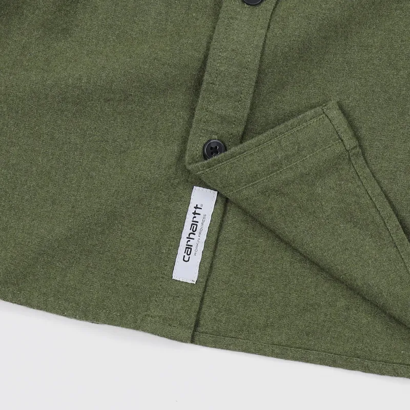 Carhartt WIP Vendor Long Sleeve Shirt Cypress Heather-2