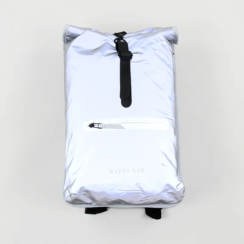 Rains LTD Rolltop Rucksack Reflective Grey-1