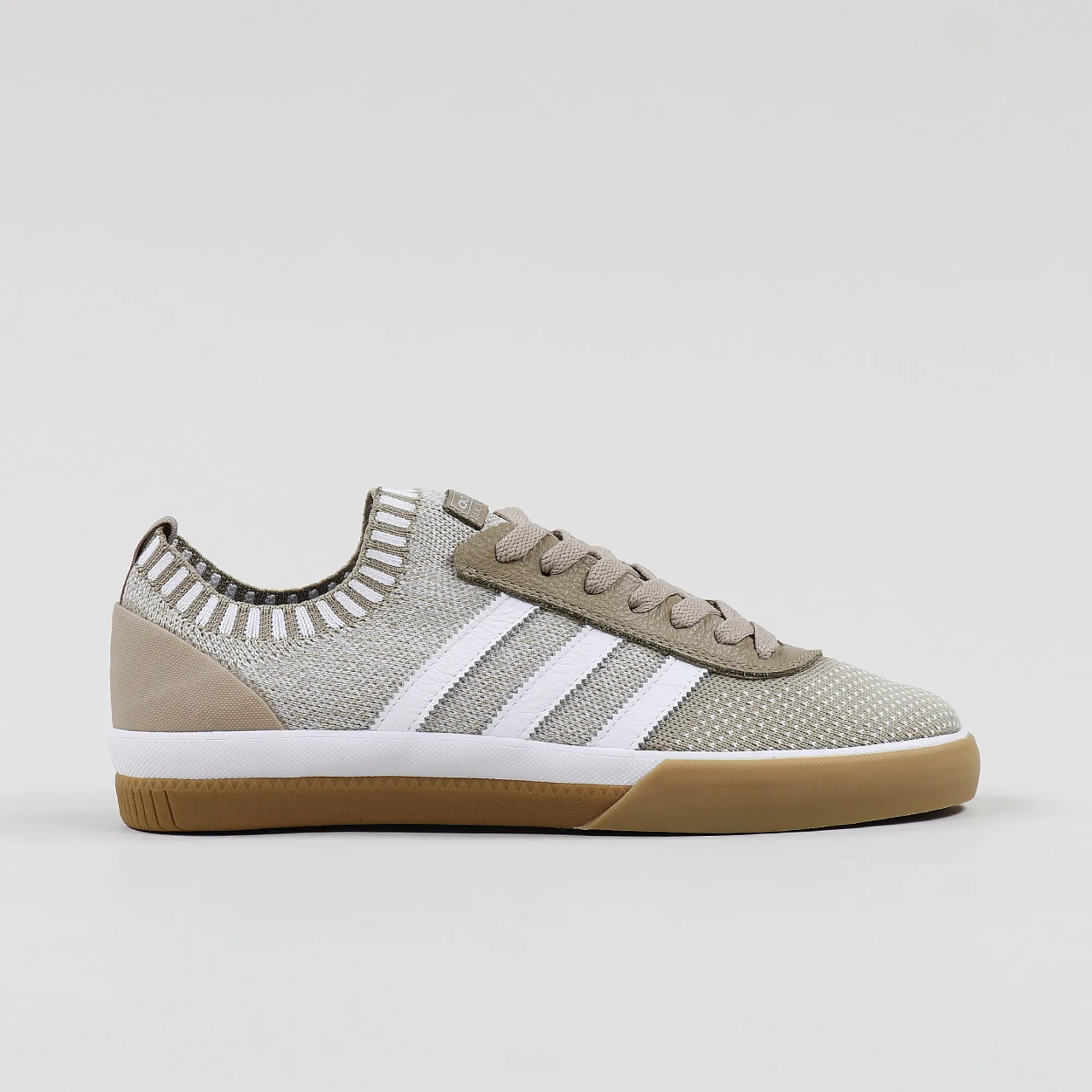 Adidas Skateboarding Mens Primeknit Lucas Premiere Trainers Khaki Adidas Skateboarding Mens Primeknit Lucas Premiere Trainers Khaki