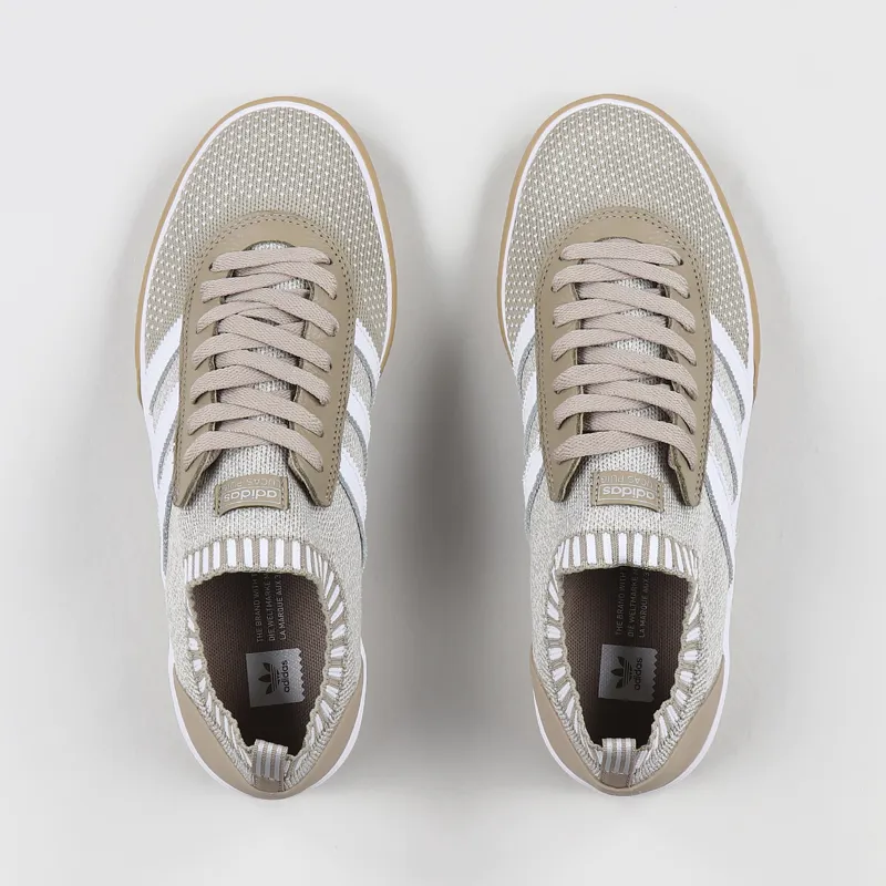 Adidas Lucas Premiere Primeknit Shoes Khaki White Gum-7