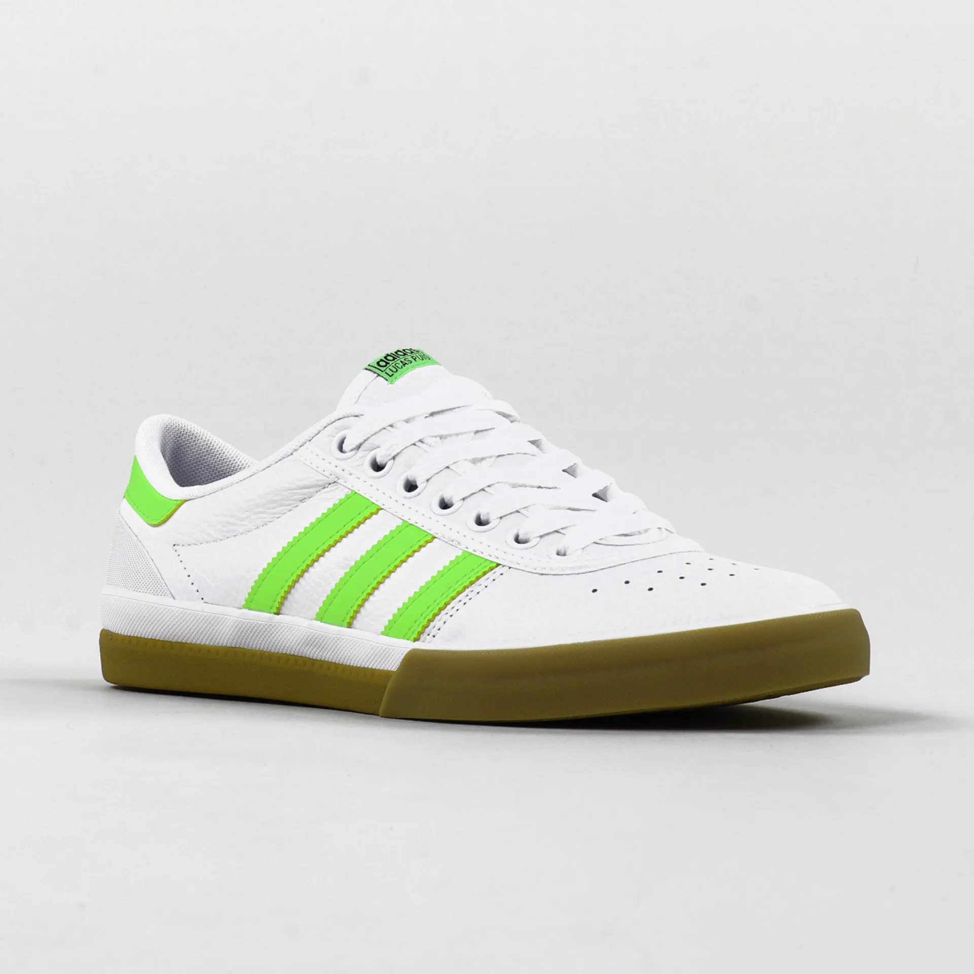 adidas gazelle silver green womens adidas Lucas Premiere White/Gum