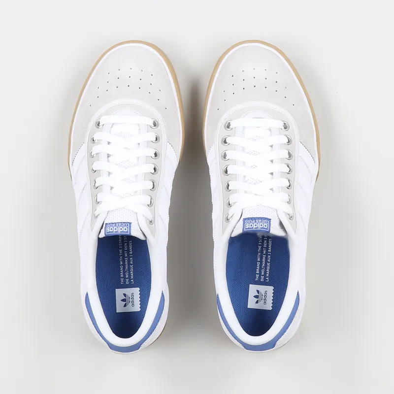 Adidas Skateboarding Lucas Premiere Shoes White Trace Royal Gum-6