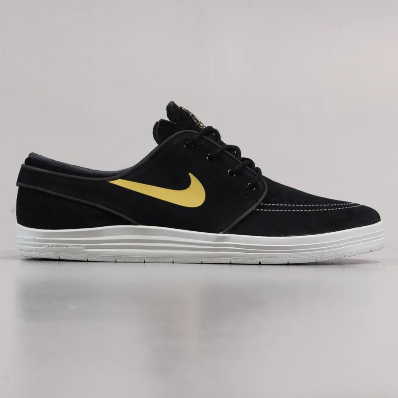 Nike SB Lunar Stefan Shoes Black Metallic