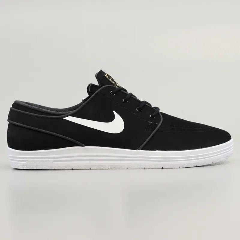 Stefan Janoski Trainers Black White Skateboarding