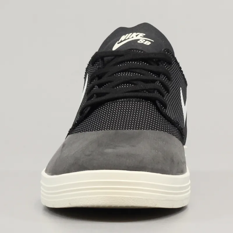 Nike SB Lunar Oneshot Shoes Black Ivory-4