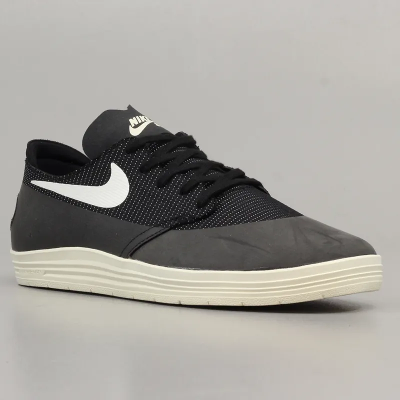 Nike SB Lunar Oneshot Shoes Black Ivory-5