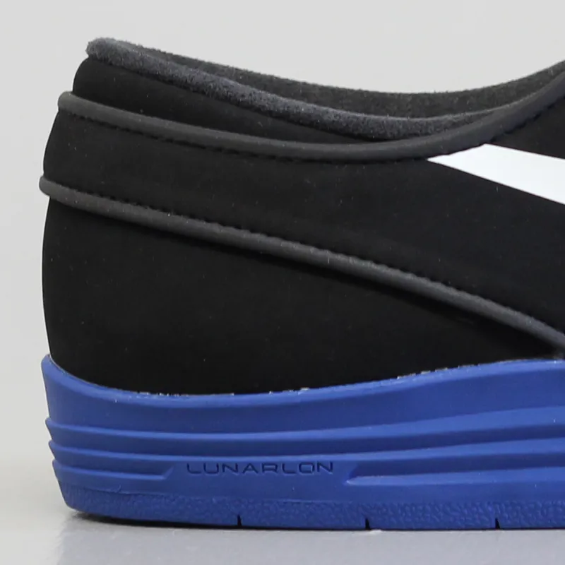 Nike SB Lunar Stefan Janoski Shoes Black White Game Royal-1