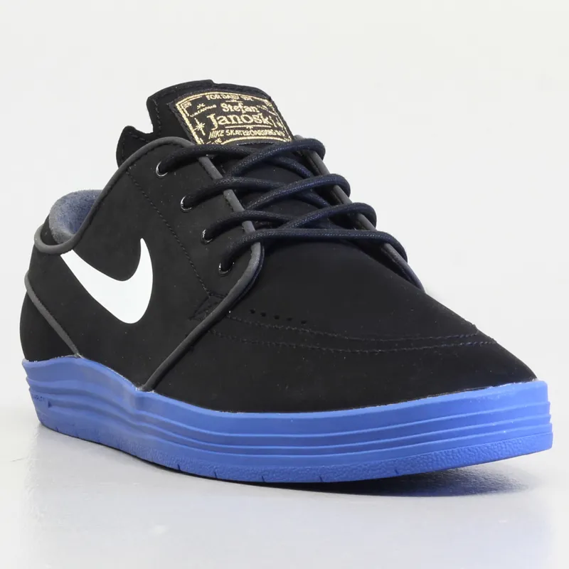 Nike SB Lunar Stefan Janoski Shoes Black White Game Royal-4