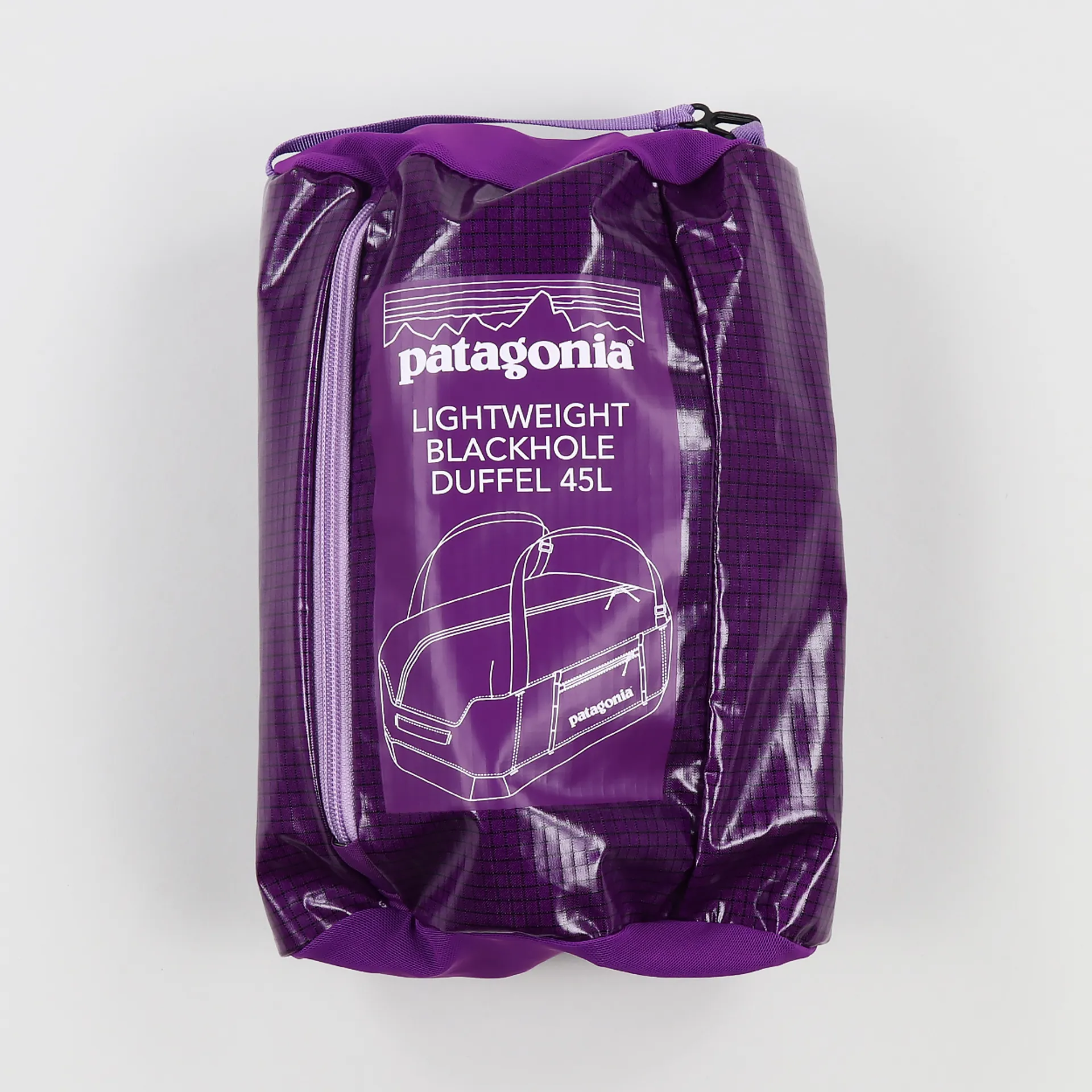 ikat purple patagonia duffel Patagonia Mens Lightweight Black Hole Duffel 45L Bag Ikat Purple