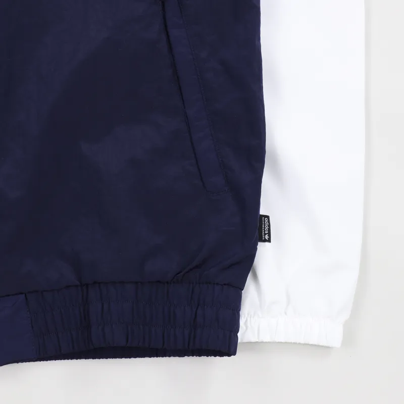 Adidas Lightweight Track Jacket Indigo Green White-3