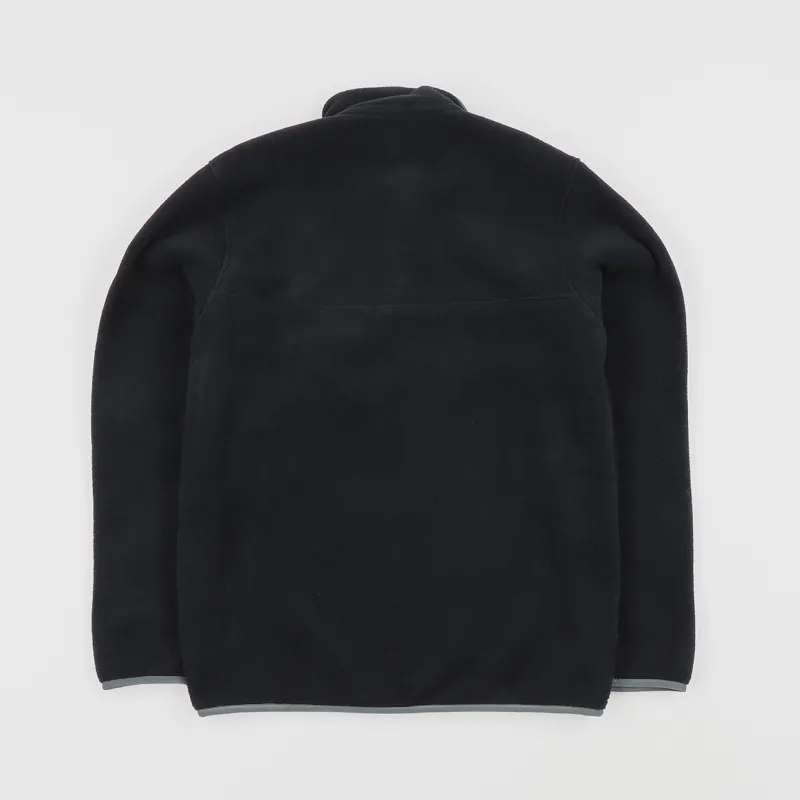 Patagonia Lightweight Synchilla Snap-T Pullover Fleece Black Grey-3