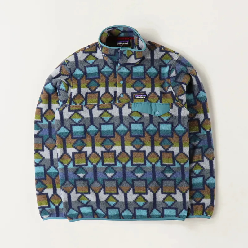 Patagonia Lightweight Synchilla Snap-T Pullover Fleece New Navy