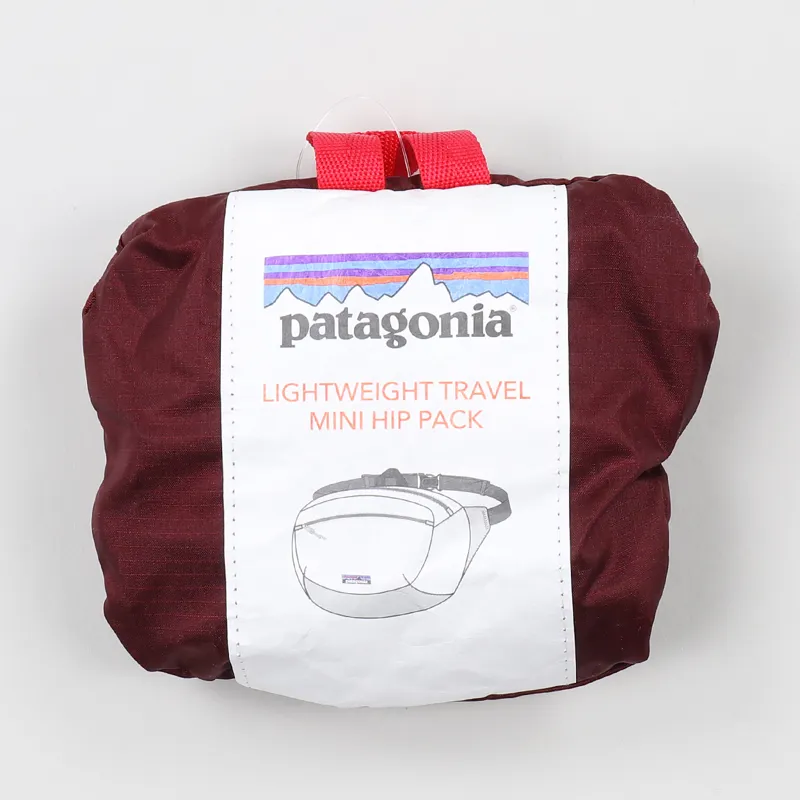 Patagonia Lightweight Mini Hip Pack Travel Bum Bag Oxide Red