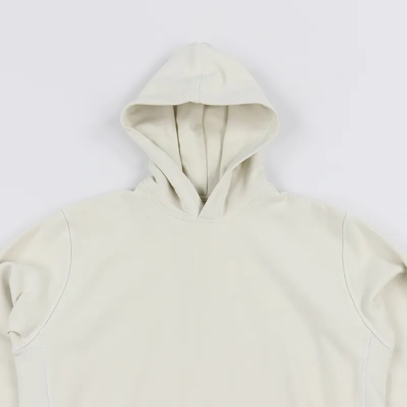 Good Measure Mens M 20 Heavyweight Hooded Sweatshirt Virgil White