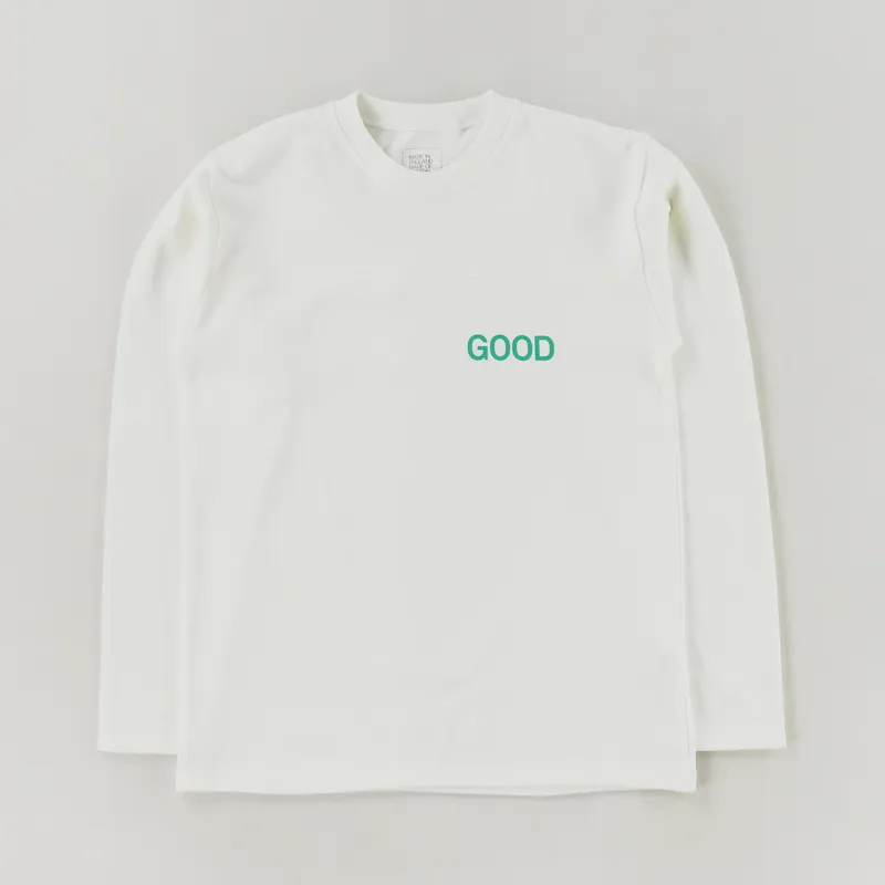 Good Measure M-5 Long Sleeve Pique Football T Shirt Diamond