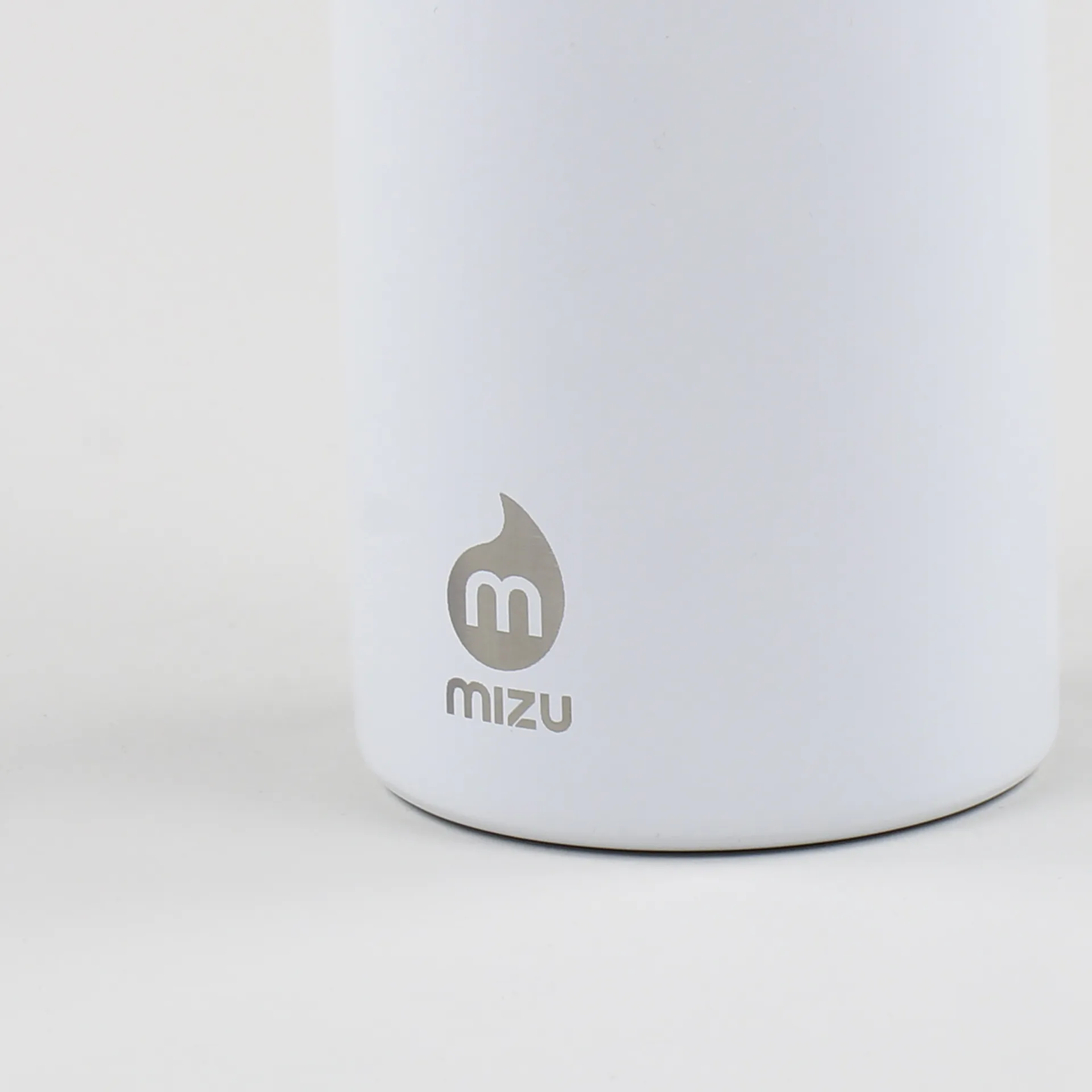 Mizu Life M8 Stainless Steel Sports Water Bottle Glossy White