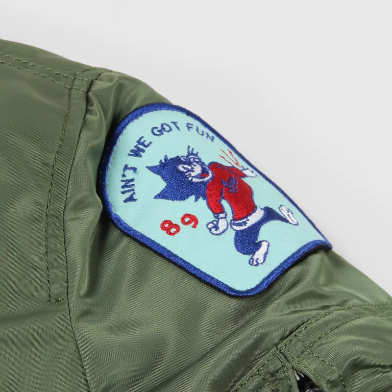 Deus Ex Machina MA1 Flight Jacket Army Green-4