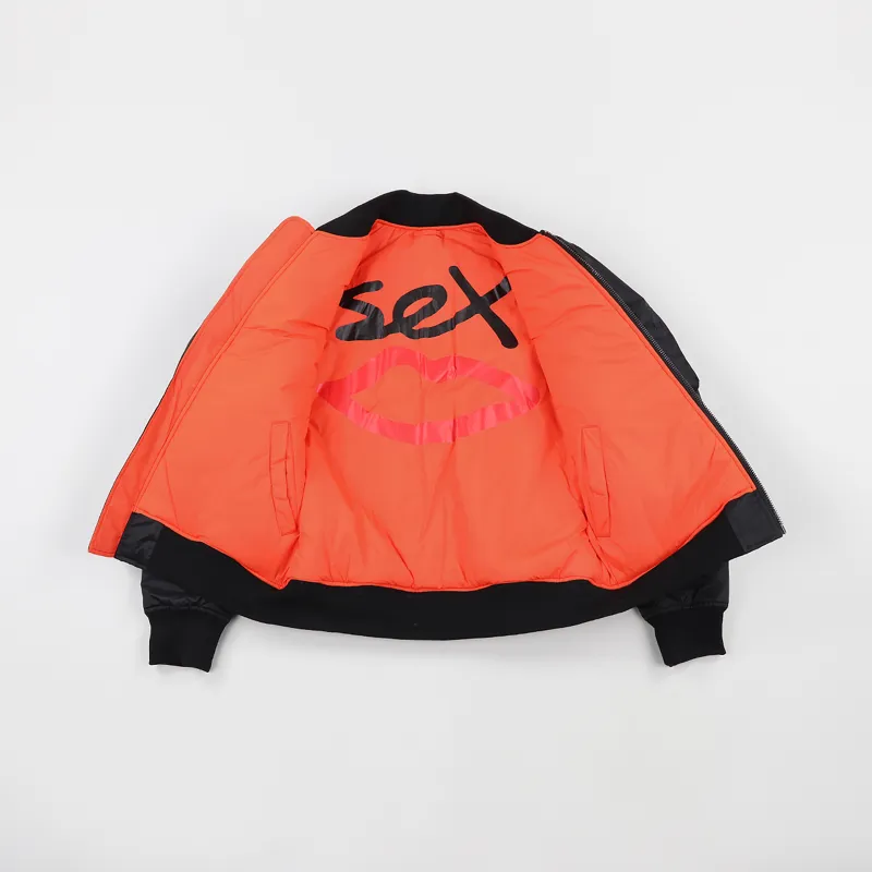 Sex Skateboards MA1 Reversible Jacket Black-1