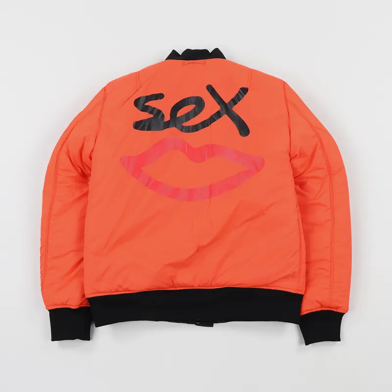 Sex Skateboards MA1 Reversible Jacket Black-6