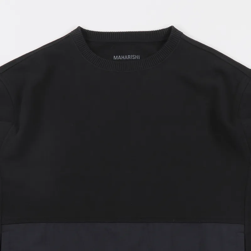 Maharishi Maha Crew Sweat Black-1