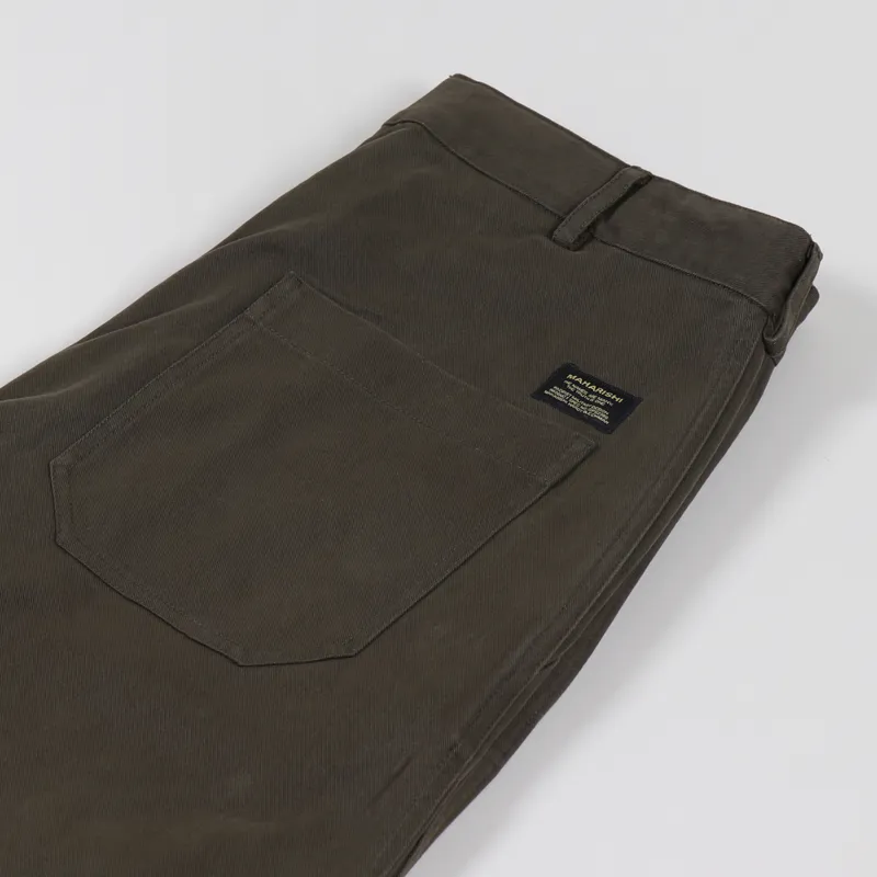 Maharishi Asym Deck Pants Military Olive-3