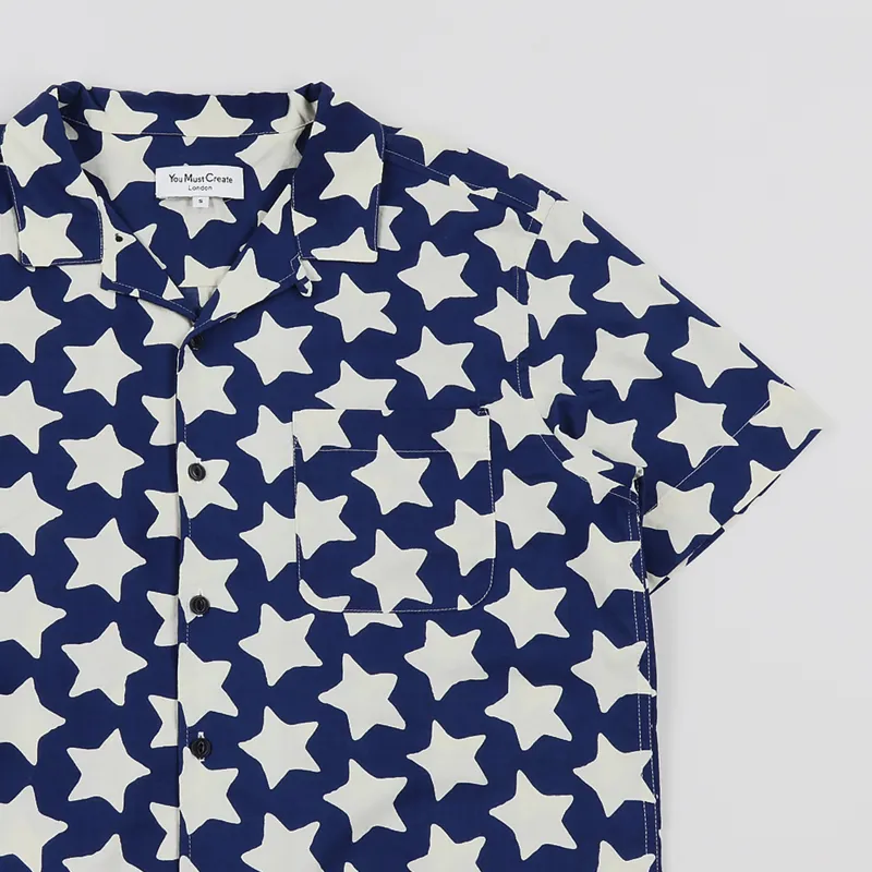 You Must Create Malick Star Shirt Blue-2