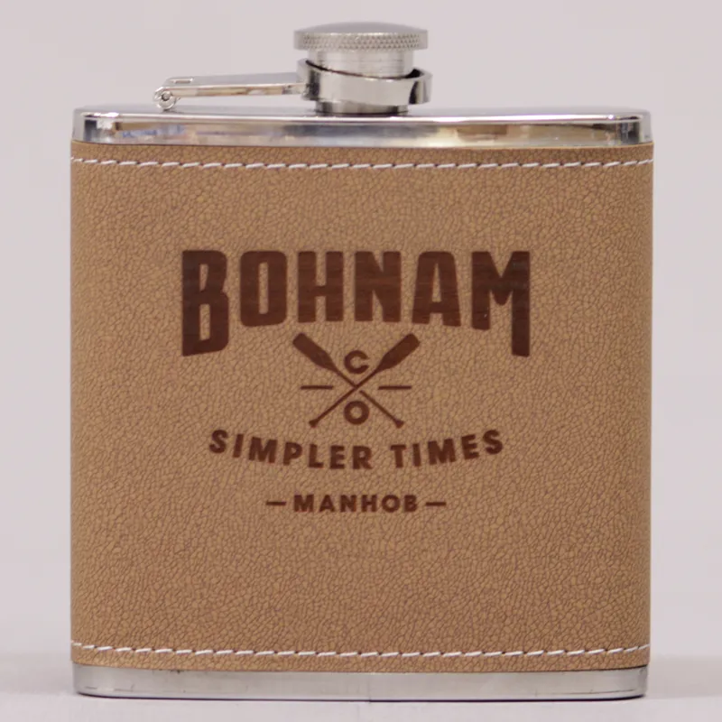 Bohnam Manhob 6 Oz. Hip Flask-2