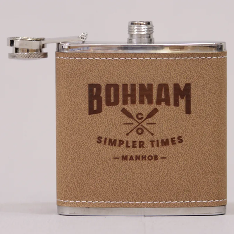 Bohnam Manhob 6 Oz. Hip Flask-3