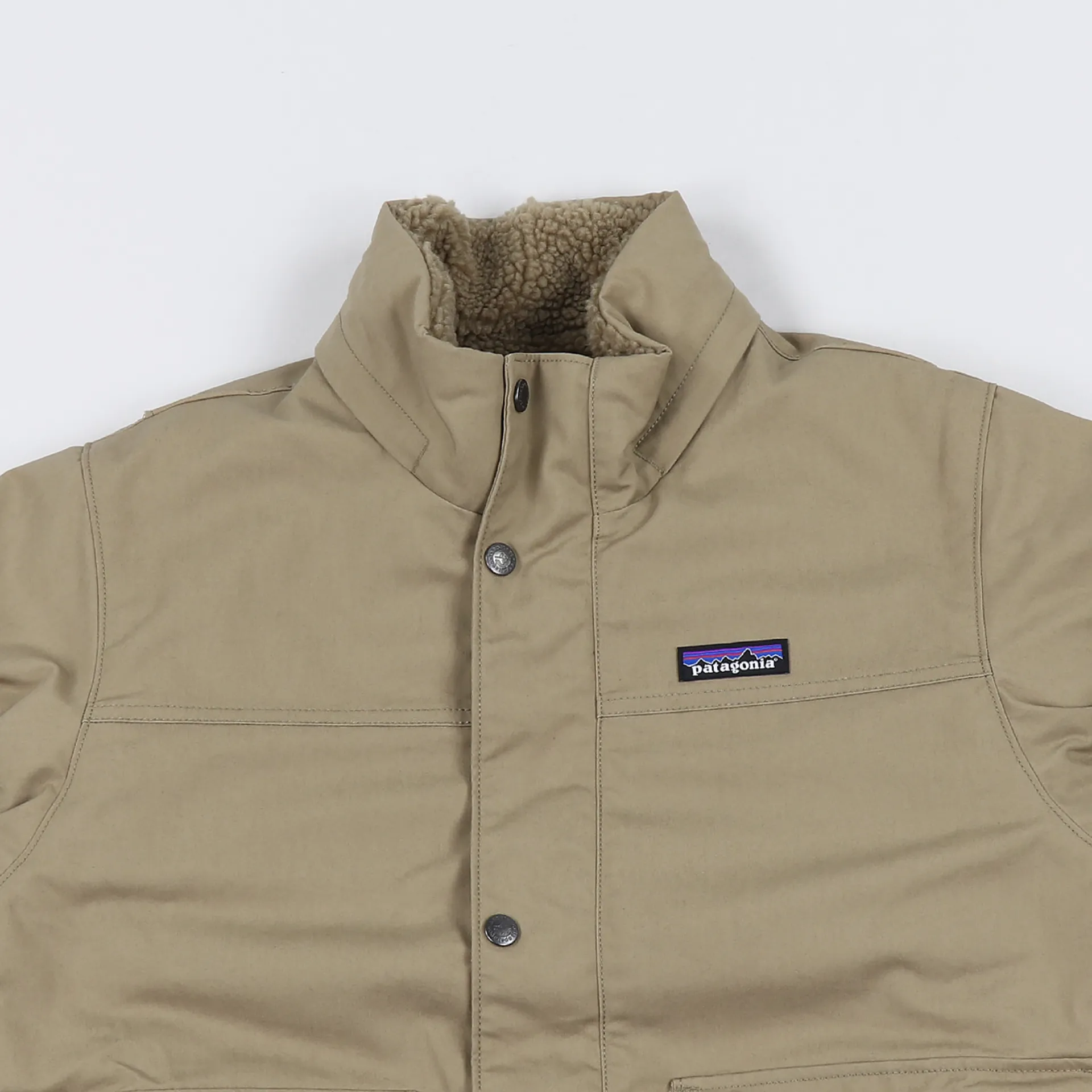 Patagonia Maple Winter Pile Grove Canvas Jacket Mojave Khaki