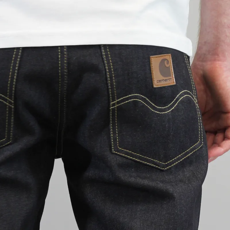 Carhartt Marlow Hanford Mens Denim Jeans Pants Blue Rigid