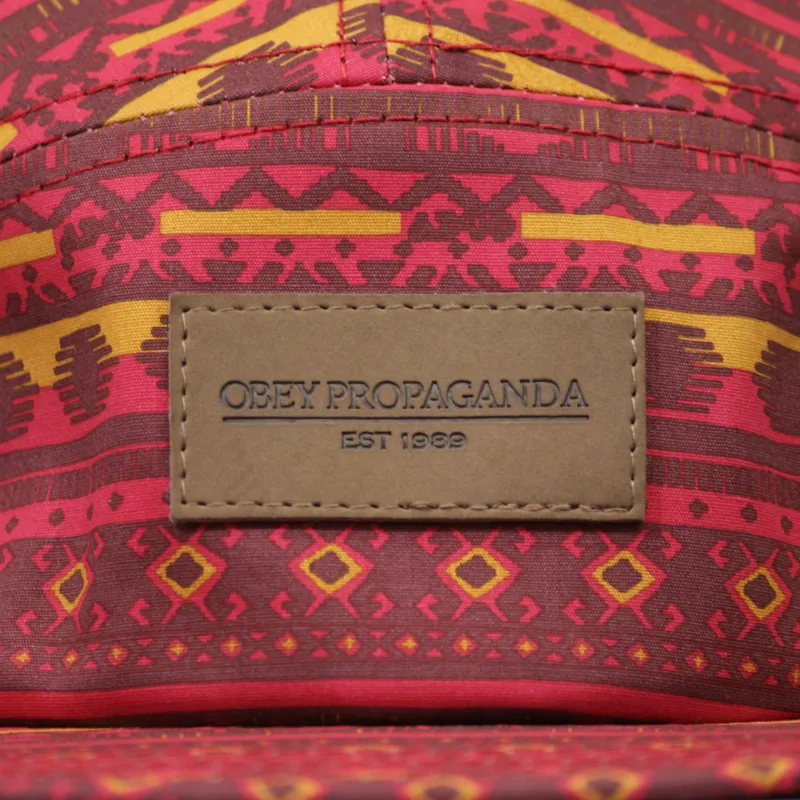 Obey Marrakesh 5 Panel Cap - Red-2