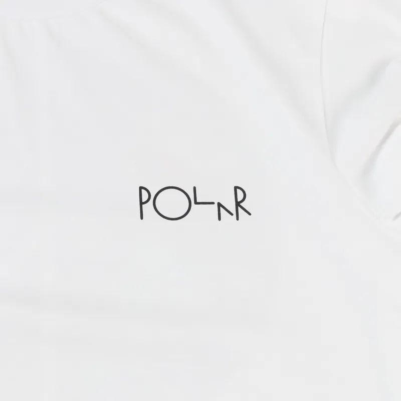 Polar Skate Co. Martas Roses Long Sleeved T Shirt White-2