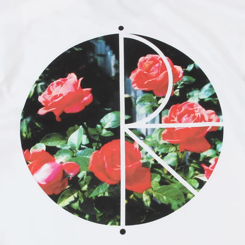Polar Skate Co. Martas Roses Long Sleeved T Shirt White-3