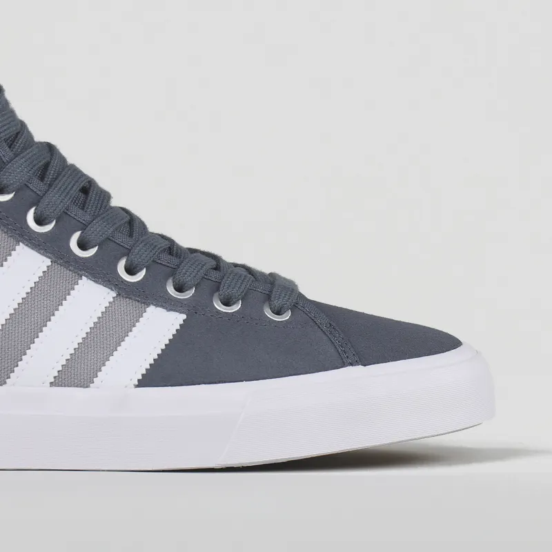Adidas Skateboarding Matchcourt High Remix Shoes Onix Grey White-2