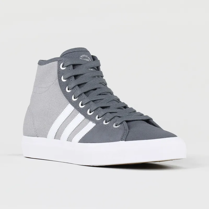 Adidas Skateboarding Matchcourt High Remix Shoes Onix Grey White-3