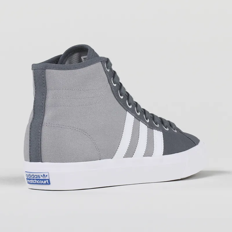 Adidas Skateboarding Matchcourt High Remix Shoes Onix Grey White-4
