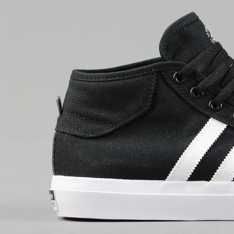 Adidas Matchcourt Mid ADV Trainers Black White-2