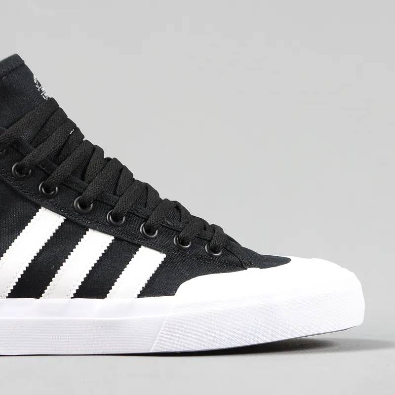 Adidas Matchcourt Mid ADV Trainers Black White-3