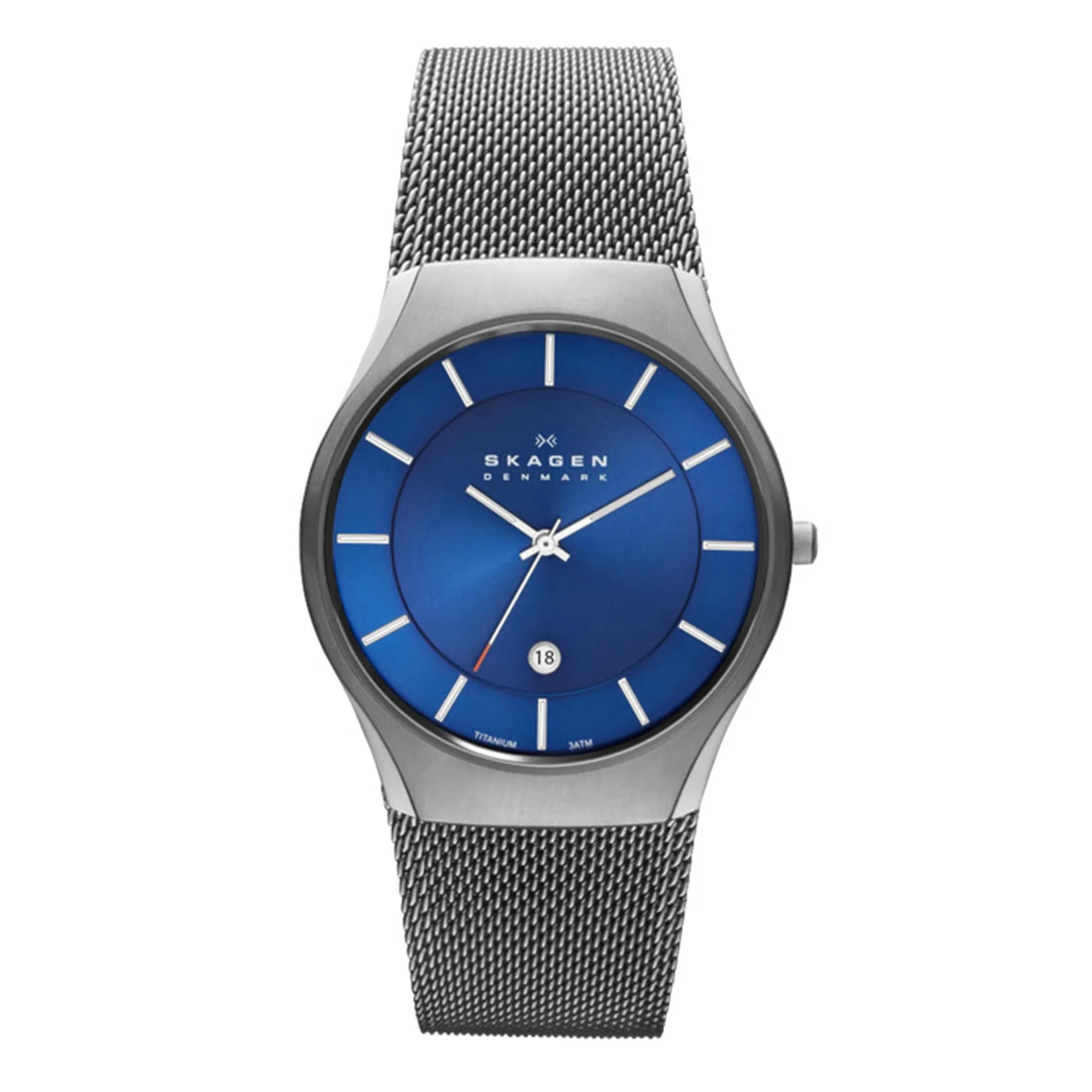 Skagen Matthies Titanium Watch Grey Blue