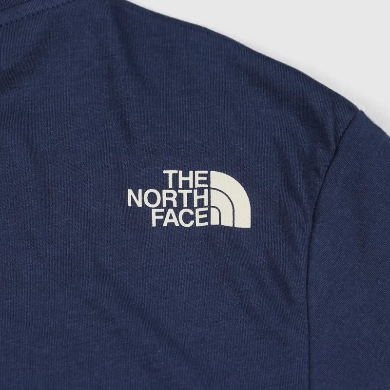 The North Face Mens Celebration Mountain Tee Blue-3