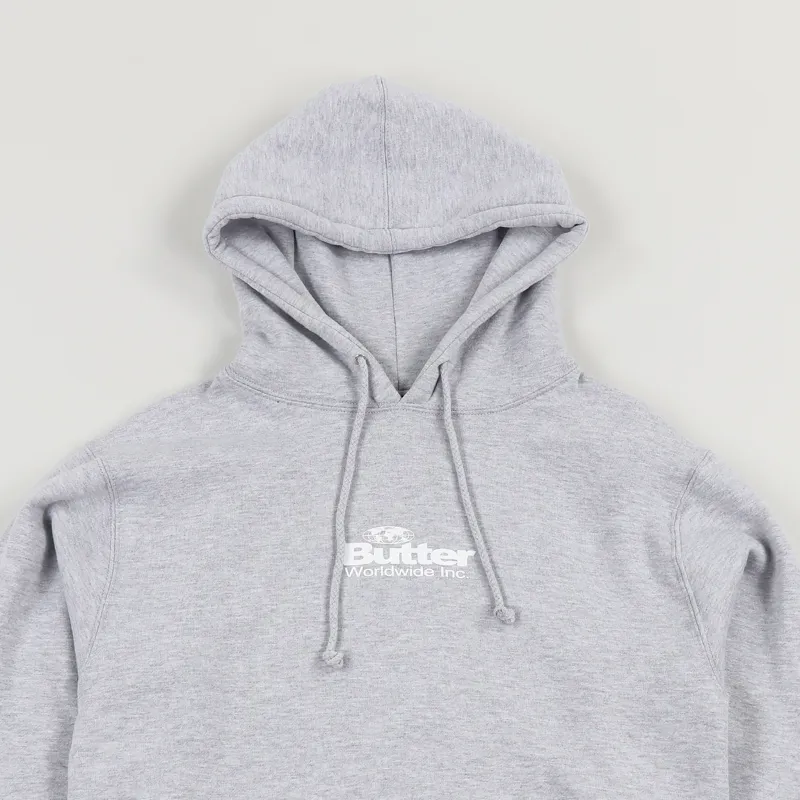 Butter Goods Incorporated Hoodie Heather Grey-1