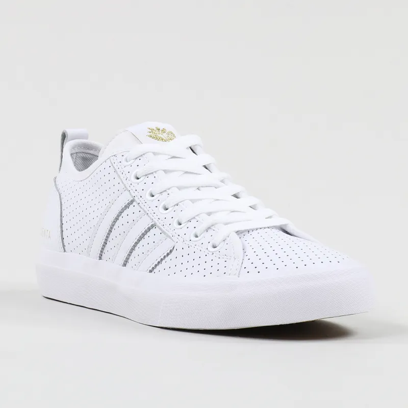 Adidas Skateboarding x Magenta Matchcourt Remix Shoes White Gold Gum-5