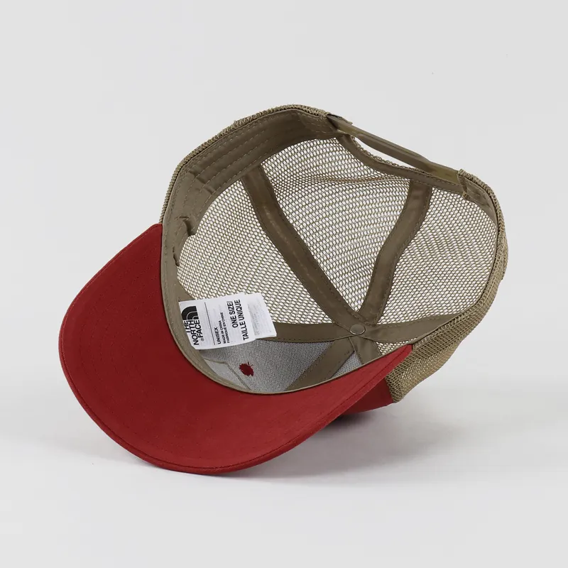 The North Face Mudder Trucker Cap Bossa Nova Red Kelp Tan White-4