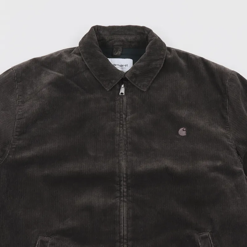 Carhartt WIP Madison Corduroy Jacket Tobacco Rinsed-1