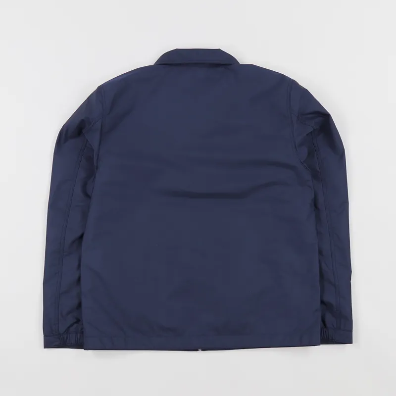 Levis Skateboarding Mechanic Nylon Coach Jacket Navy Blazer