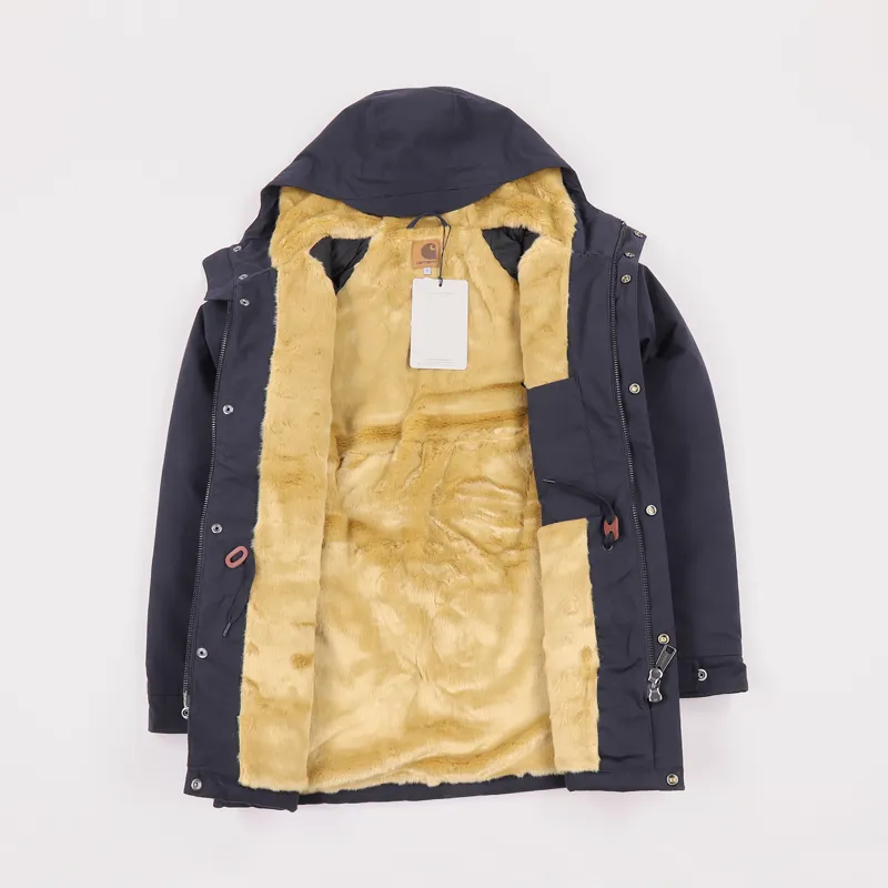 Carhartt WIP Mentley Jacket Dark Navy-3
